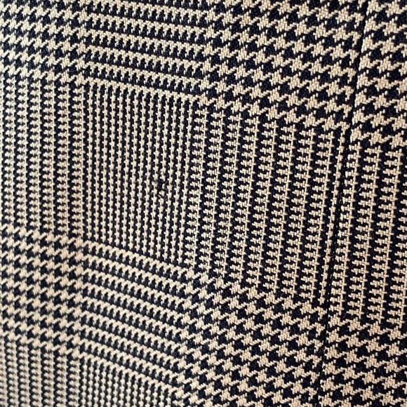 Perry Ellis sports coat gold and black glen plaid 42L vintage - Picture 8 of 11